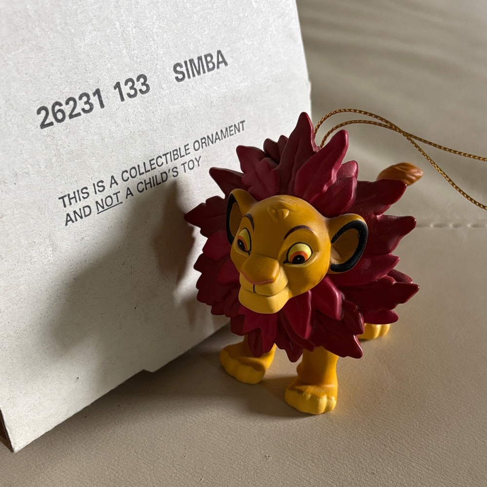 Grolier Disney Simba Lion King Christmas Ornament